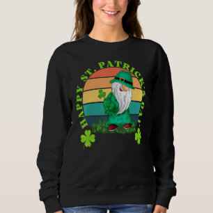 Lycklig St Patrick S Day Vintage Gnomes Saint Padd T Shirt