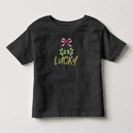 Lycklig St Patrick's Coquette Bow T Shirt
