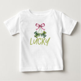Lycklig St Patrick's Coquette Bow T Shirt
