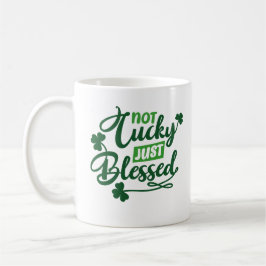 Lycklig St. Patricks dag Kristet grafiskt tryckt t Kaffemugg