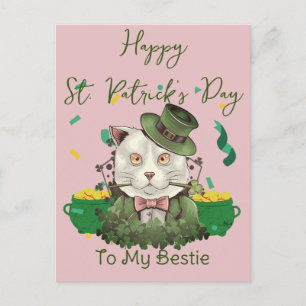 Lycklig St. patricks dag Lucky Shamrocks Simple Helg Vykort