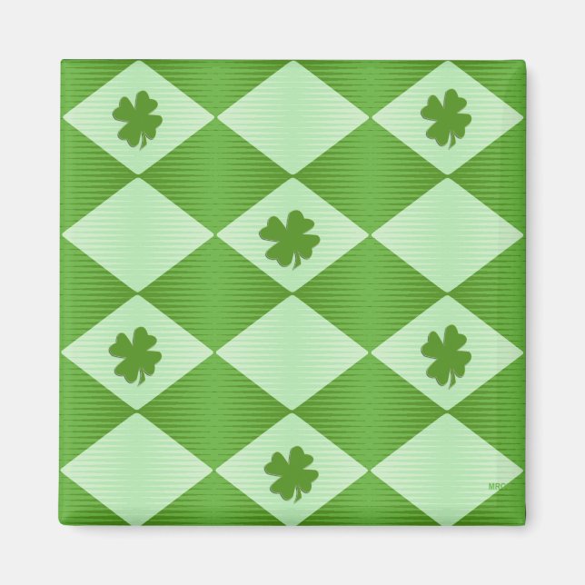 Lycklig St. Patricks dag... Magnet (Framsidan)