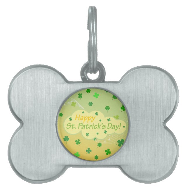 LYCKLIG ST PATRICKS DAY 1 ID-bricka HUSDJUR (Framsidan)