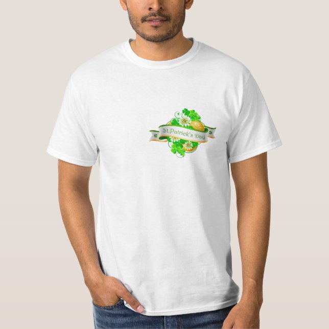 Lycklig St. Patrick's Day 20 Shirts T Shirt (Framsida)