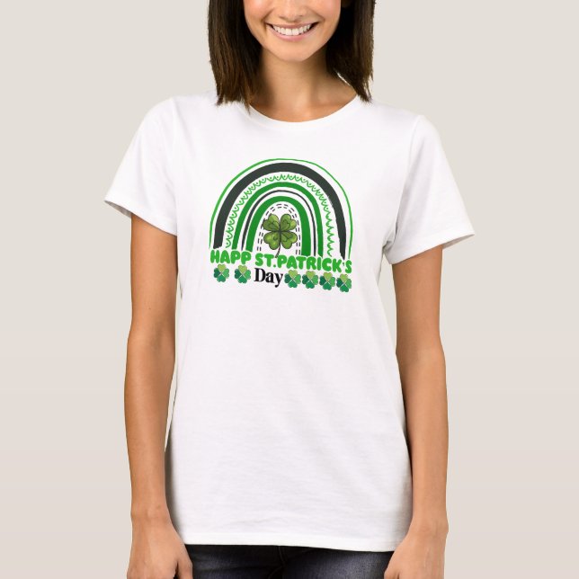 Lycklig St patrick's day-61797 T Shirt (Framsida)