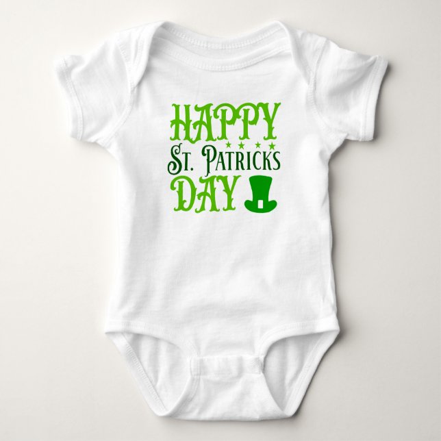 Lycklig St. Patrick's Day-88489 T Shirt (Framsida)