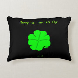 Lycklig St. Patrick's Day accent Pillow Prydnadskudde