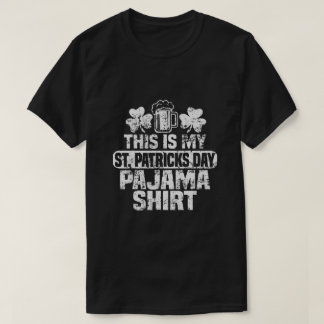 Lycklig St. Patrick's Day American Flagga Irish Fu T Shirt