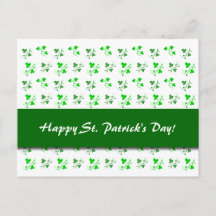 Lycklig St. Patrick's Day Anpassningsbar Shamrock