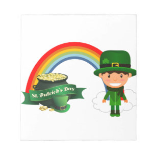 LYCKLIG ST PATRICK'S DAY ANTECKNINGSBLOCK