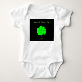 Lycklig St. Patrick's Day Baby Jersey Bodykostym T Shirt
