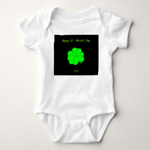 Lycklig St. Patrick's Day Baby Jersey Bodykostym T Shirt