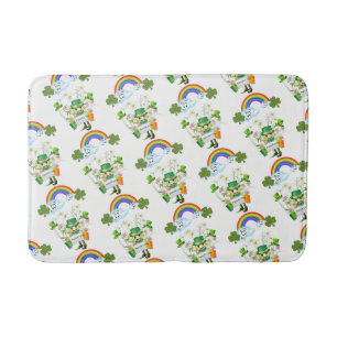 Lycklig St. Patrick's Day Bathmats Badrumsmatta