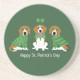 Lycklig St patricks day Beagle Hundar Underlägg
