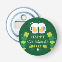 Lycklig St. Patricks Day Beer och Klöver