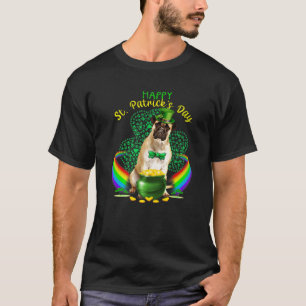 Lycklig St patricks day Bullmastiff Leprechaun Hat T Shirt