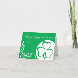 Lycklig St. Patrick's Day Card Kort