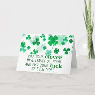 Lycklig St. Patrick's Day Card Kort