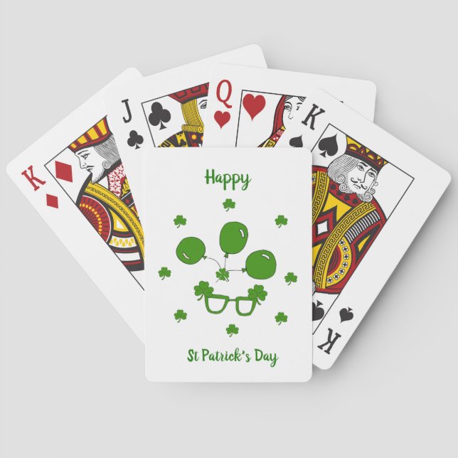 Lycklig St patrick's day Casinokort (Baksidan)