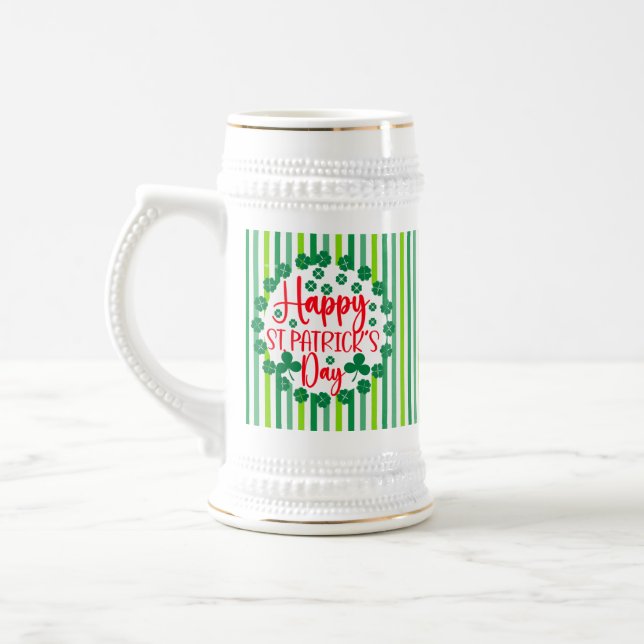Lycklig St. Patrick's Day Circle Design-63502 Sejdel (Vänster)