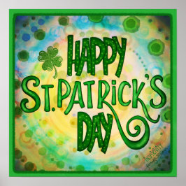 Lycklig St. Patrick's Day Classroom Poster