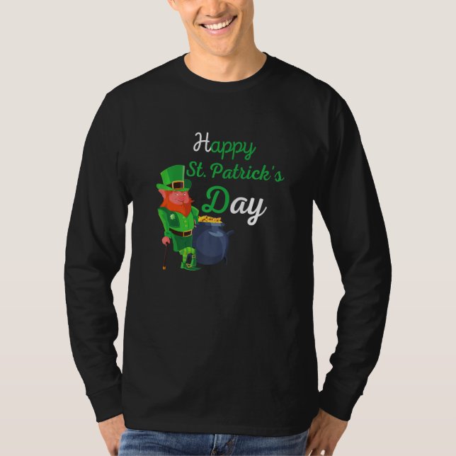 Lycklig St patrick's day Coola St patricks day St  T Shirt (Framsida)