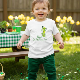 Lycklig St. Patrick's Day Cute Grönt Uggla Balloon T Shirt