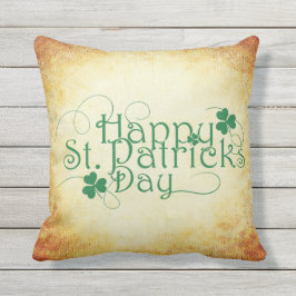 Lycklig St. Patrick's Day Dekorativ kudde