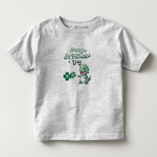 Lycklig St. Patrick's Day Dino T Shirt