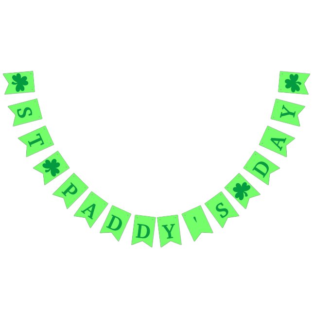 Lycklig St. Patrick's Day Firande Banner Vimplar (Alla)