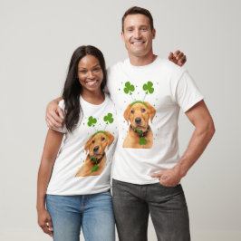 Lycklig St patricks day For All Hund in Headband T Shirt