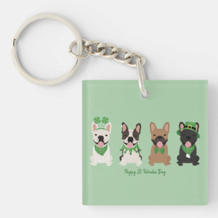 Lycklig St patricks day Fransk Bulldog
