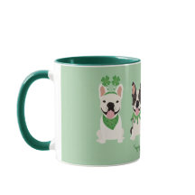 Lycklig St patricks day Fransk Bulldog