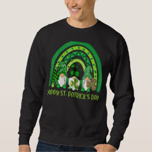 Lycklig St patrick's day Funny Saint patrick Irish Lång Ärmad Tröja