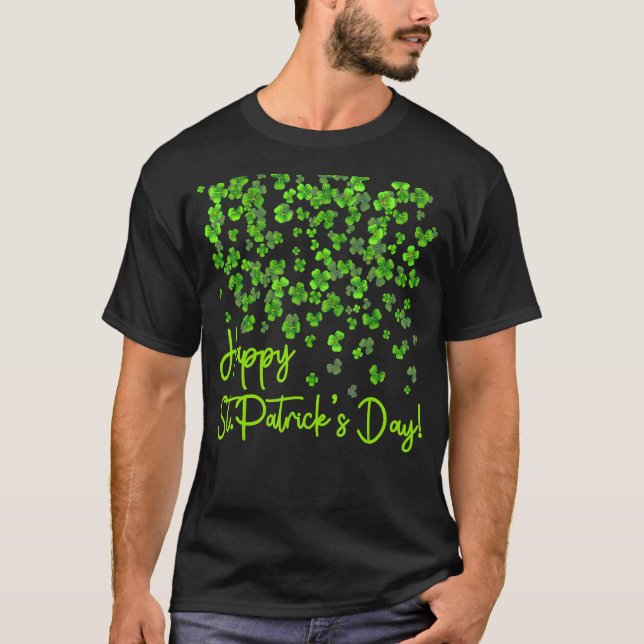 Lycklig St patrick's day Funny Saint patrick Irish T Shirt (Framsida)