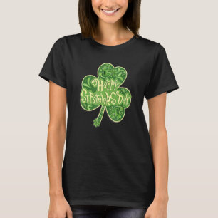 Lycklig St patrick's day Funny Saint patrick Irish T Shirt