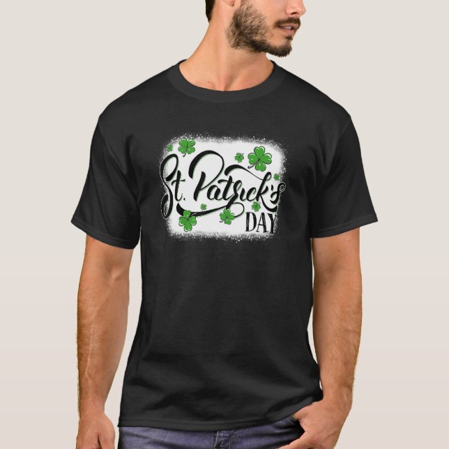 Lycklig St patrick's day Funny Saint patrick Irish T Shirt (Framsida)