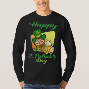 Lycklig St patrick's day Funny Saint patrick Irish T Shirt
