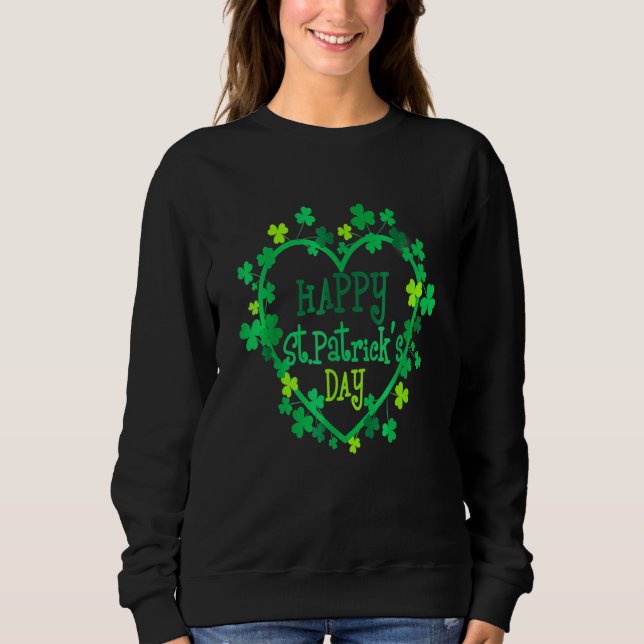 Lycklig St patrick's day Funny Saint patrick Irish T Shirt (Framsida)
