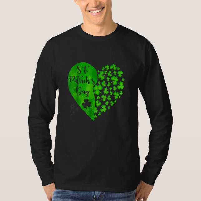 Lycklig St patrick's day Funny Saint patrick Irish T Shirt (Framsida)