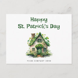 Lycklig St. Patrick's Day Fyrklöver Realty Helg Vykort