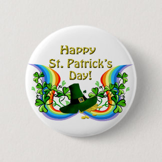 Lycklig St. Patrick's Day Gift Knapp