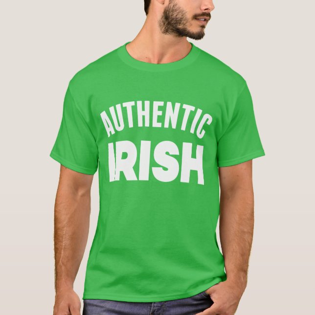 Lycklig St. Patrick's Day | Giltiga irländska T Shirt (Framsida)