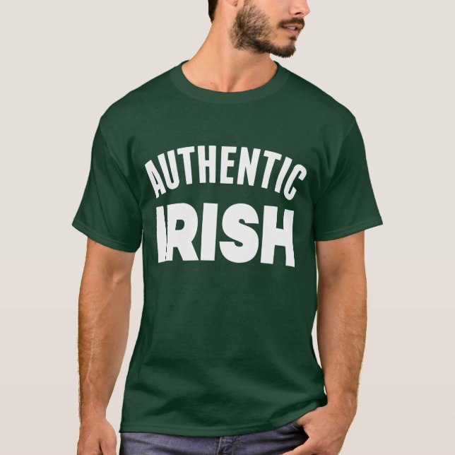 Lycklig St. Patrick's Day | Giltiga irländska T Shirt (Framsida)