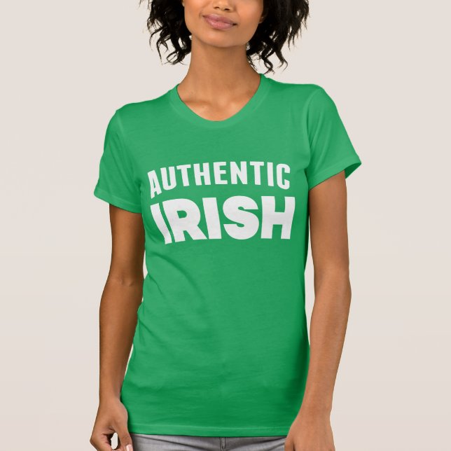 Lycklig St. Patrick's Day | Giltiga irländska T Shirt (Framsida)