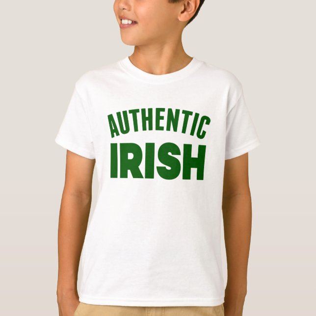 Lycklig St. Patrick's Day | Giltiga irländska T Shirt (Framsida)
