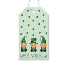 Lycklig St patricks day Gnome Mönster
