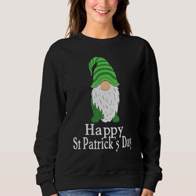 Lycklig St patrick's day Gnome Saint Irish Patrick T Shirt (Framsida)