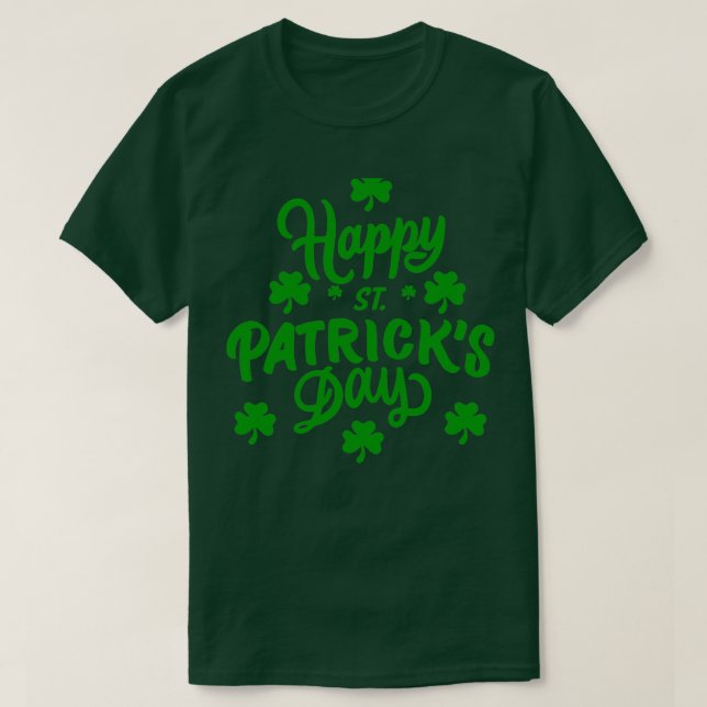 Lycklig St patricks day Go Lucky Gift T Shirt (Design framsida)