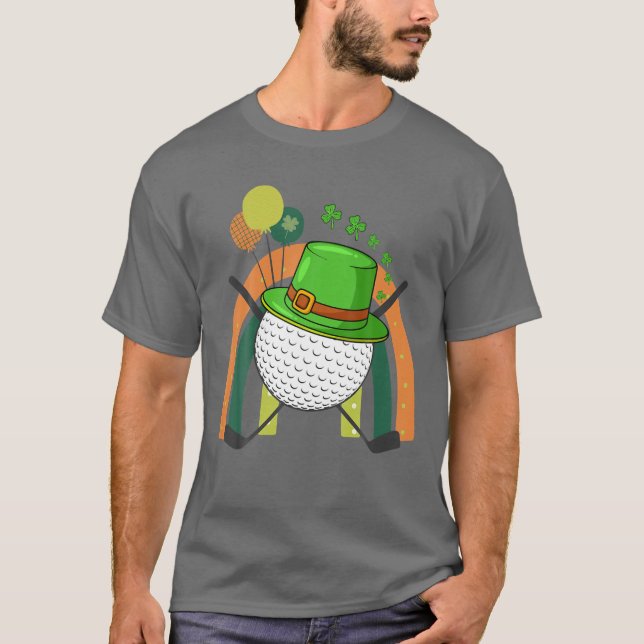 Lycklig St patrick's day Golf St Patrick T Shirt (Framsida)